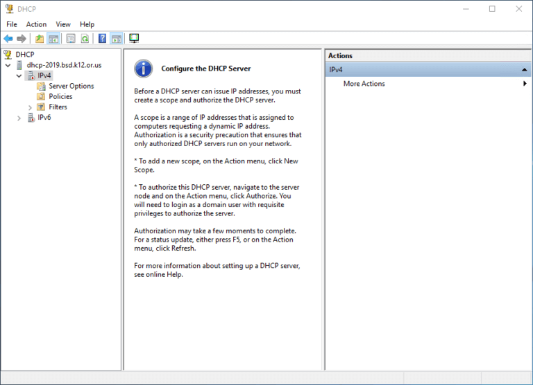 Migrating DHCP From Windows Server 2012 R2 To Server 2019 - Cory Fiala